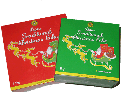 Lions Club Christmas cakes Lions Club Christmas cakes