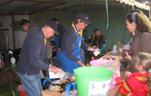 Winchelsea Lions sausage sizzle Winchelsea Lions sausage sizzle