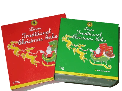 Lions Club Christmas cakes Lions Club Christmas cakes